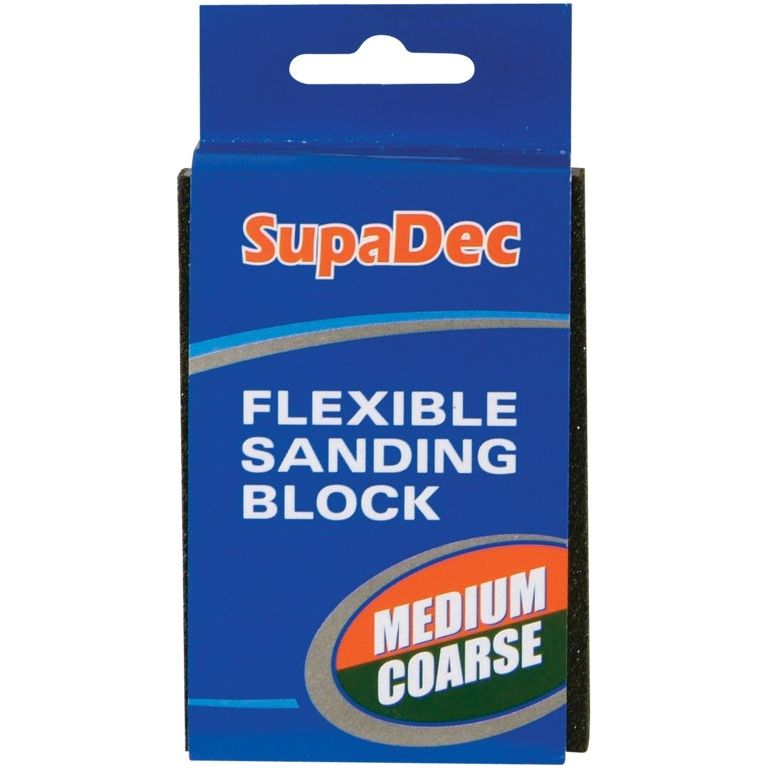 SupaDec Flexible Sanding Block Medium/Coarse