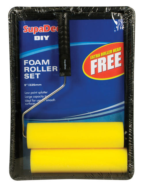 SupaDec Foam Roller & Tray Set