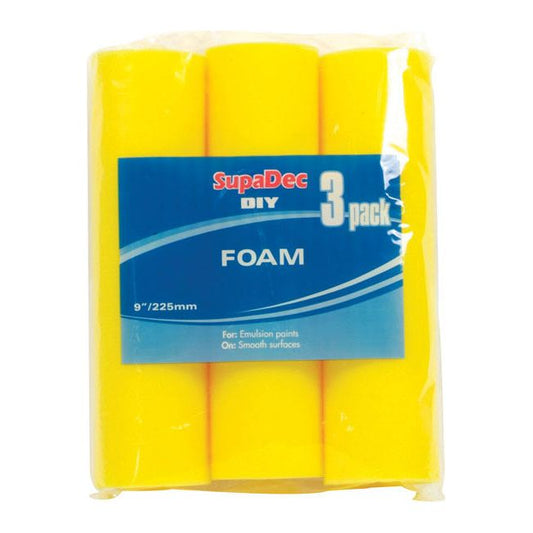 SupaDec Foam Roller Refills 9" / 255mm Pack 3