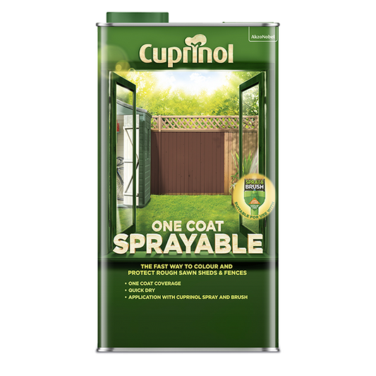 Cuprinol One Coat Sprayable Fence Treatment 5L