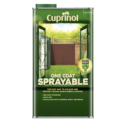 Cuprinol One Coat Sprayable Fence Treatment 5L