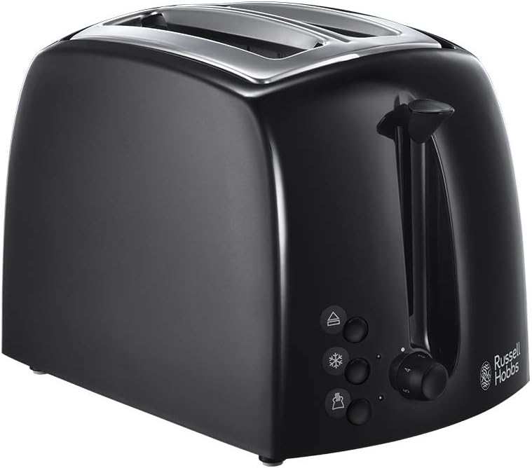 Russell Hobbs Textures Toaster Black