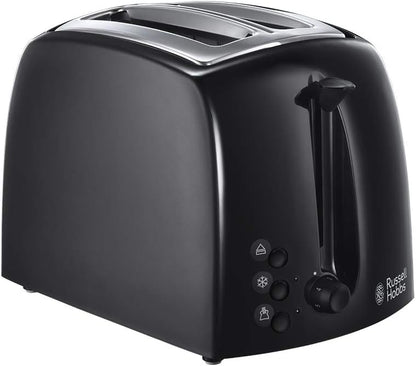 Russell Hobbs Textures Toaster Black