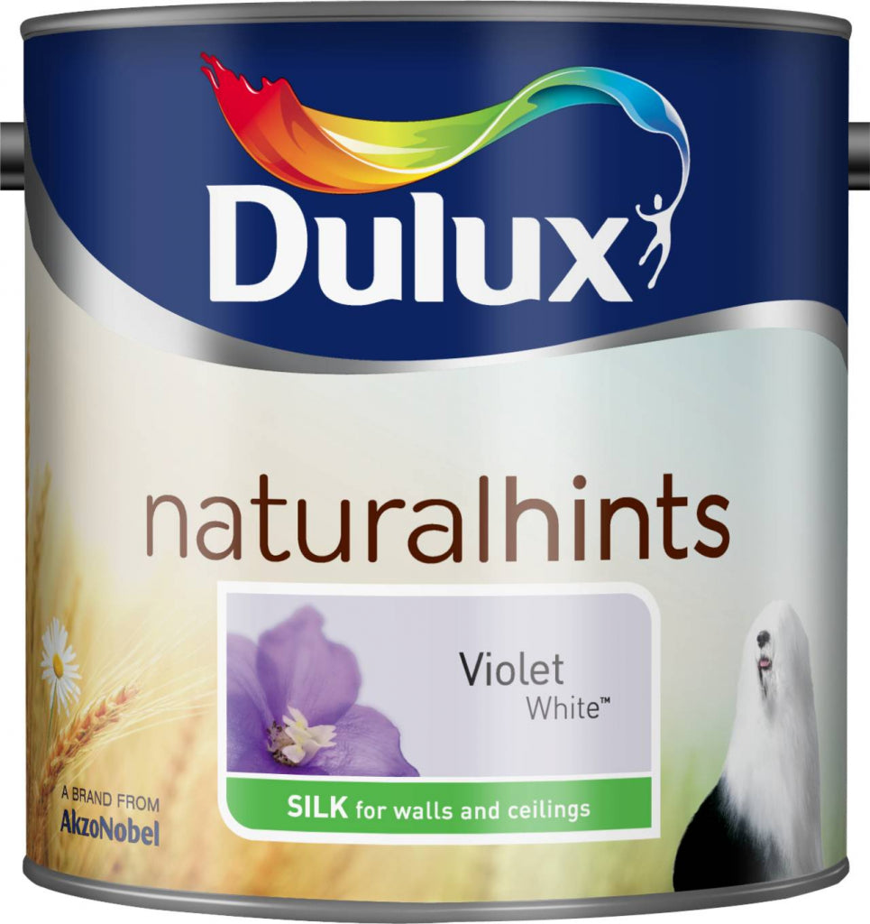 Dulux Natural Hints Soie 2,5 L Violet Blanc