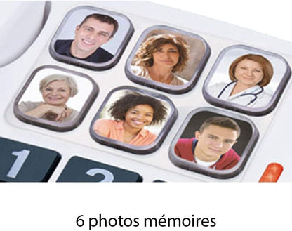 Alcatel Extra Comfort White Telephone