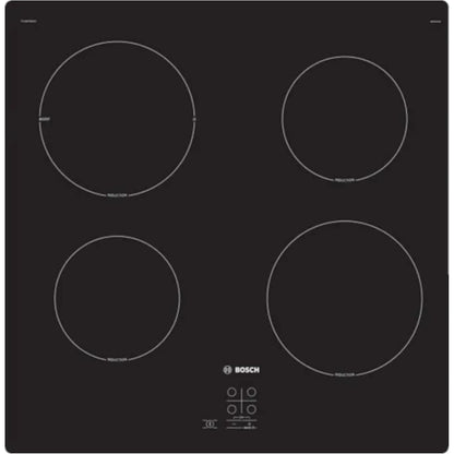 BOSCH Series 4 Multifunction Oven Black + Bosch Serie 2 Induction Hob Bundle