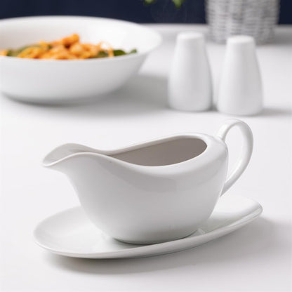 Price & Kensington Simplicity Gravy Boat & Saucer