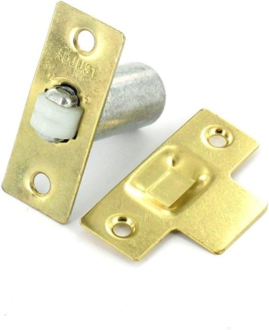 Securit Adjustable Roller Catch Brass Plated