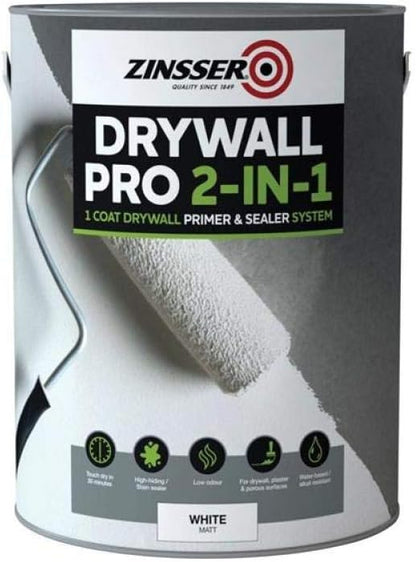 Zinsser Drywall Pro 2in1 Primer&Sealer 5ltr