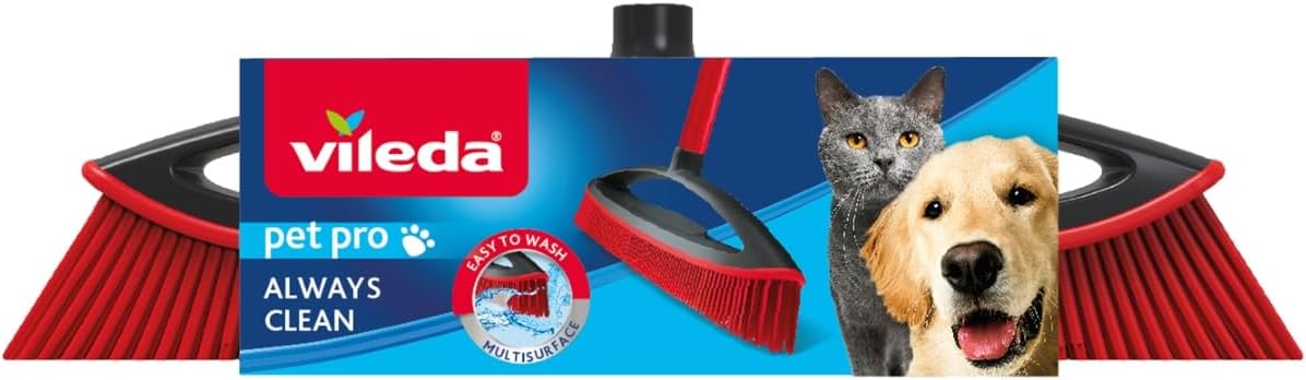 Vileda Pet Pro Rubber Broom