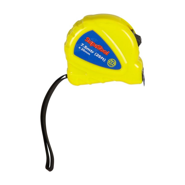 SupaTool Plastic Tape Measure 7.5m x 25mm