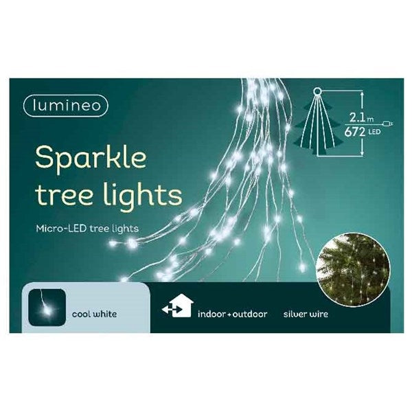 Lumineo 672 Micro LED Tree Lights Cool White