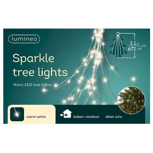 Lumineo 672 Micro LED Tree Lights Warm White