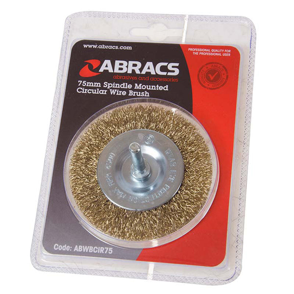 Abracs Spindle Mount Circular Wire Brush