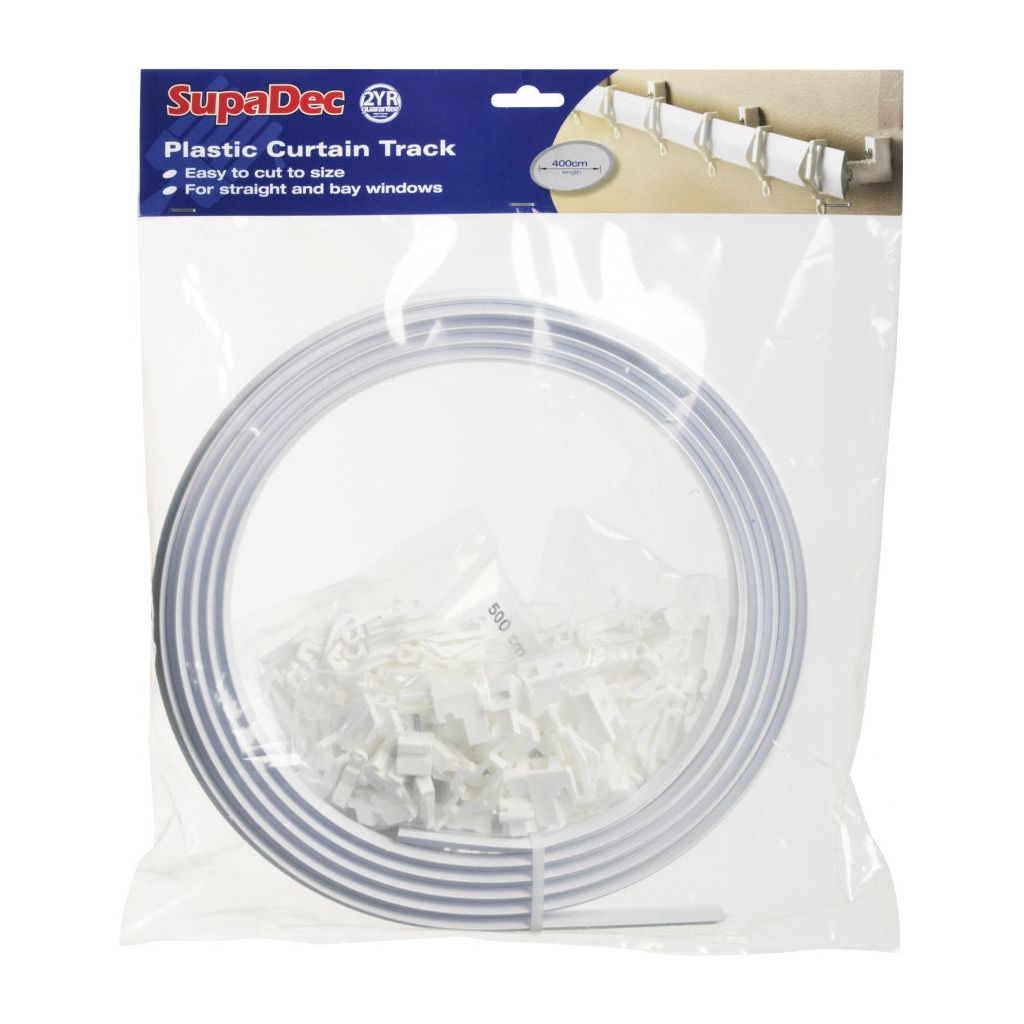 SupaDec Plastic Curtain Track