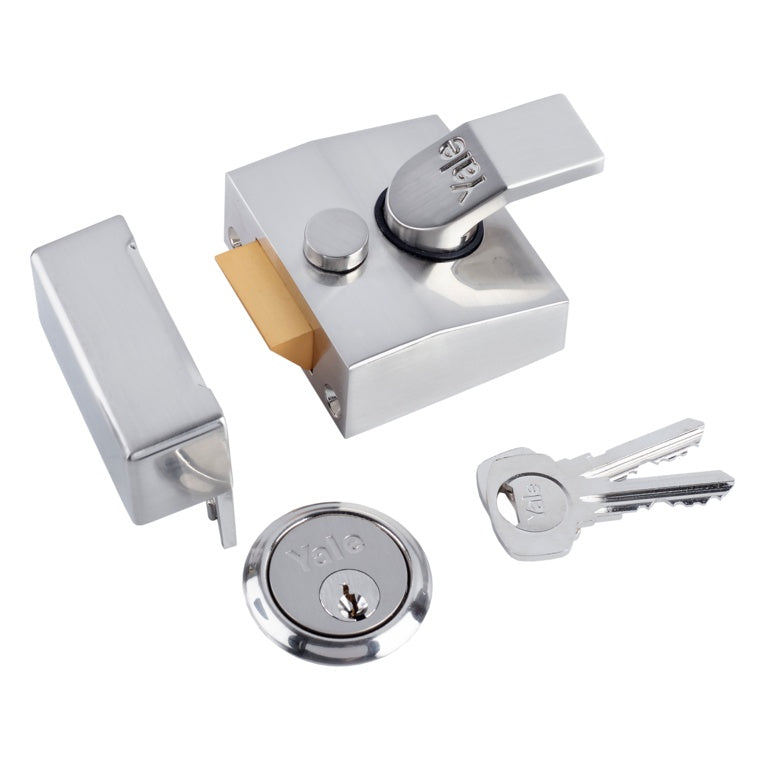 Yale Deadlocking Standard Nightlatch Security Lock 40mm