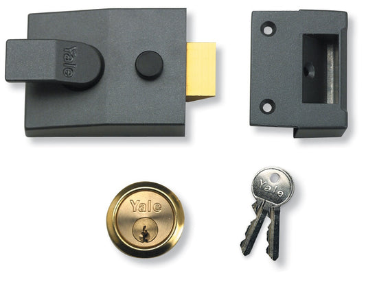 Cerradura de seguridad Yale Deadlocking Standard Nightlatch