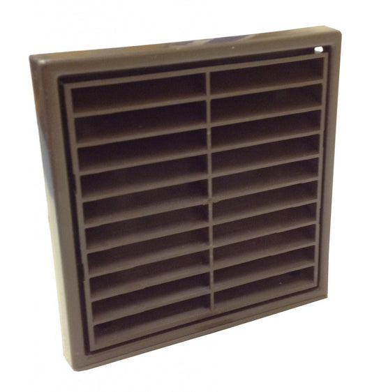 Manrose Fixed Grill 4" Brown