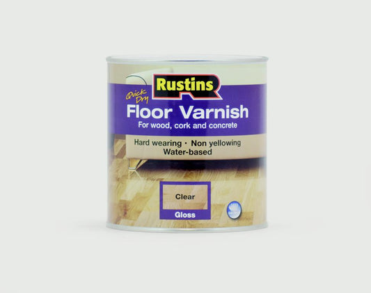 Rustins Quick Dry Acrylic Floor Varnish Gloss 1L