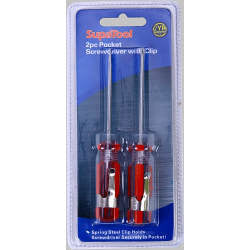 SupaTool Pocket Clip Screwdriver Set