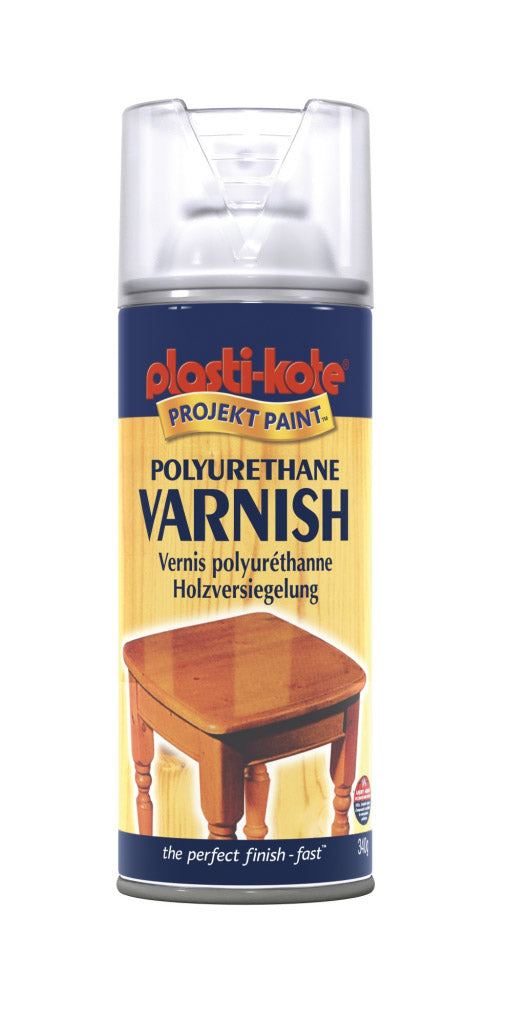 PlastiKote Polyurethane Varnish 400ml Clear Satin