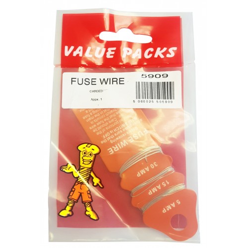 Fast Pak FUSE WIRE CARDED (5amp 15amp 30amp)