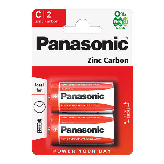 Piles au zinc-carbone Panasonic