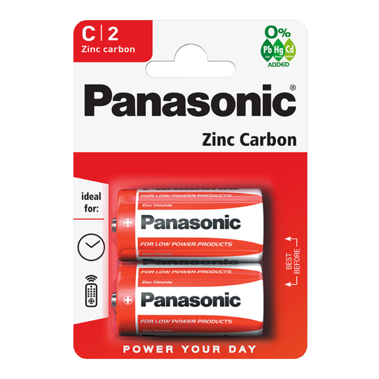 Baterías de zinc-carbono Panasonic