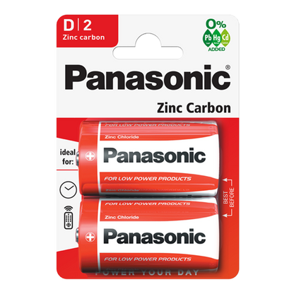 Baterías de zinc-carbono Panasonic