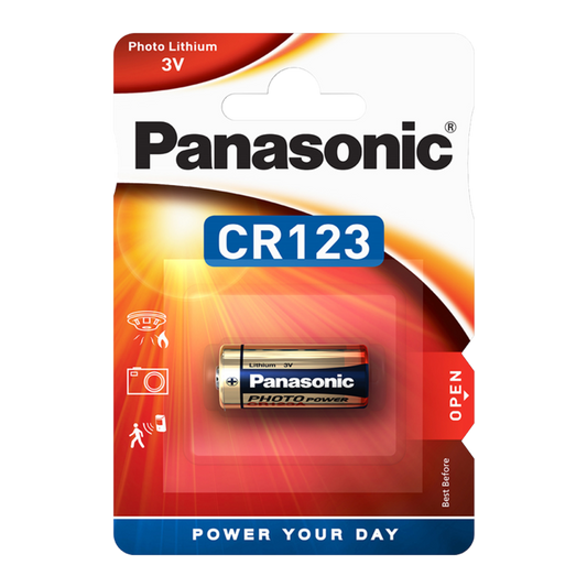 Panasonic CR123 Lithium Camera Battery