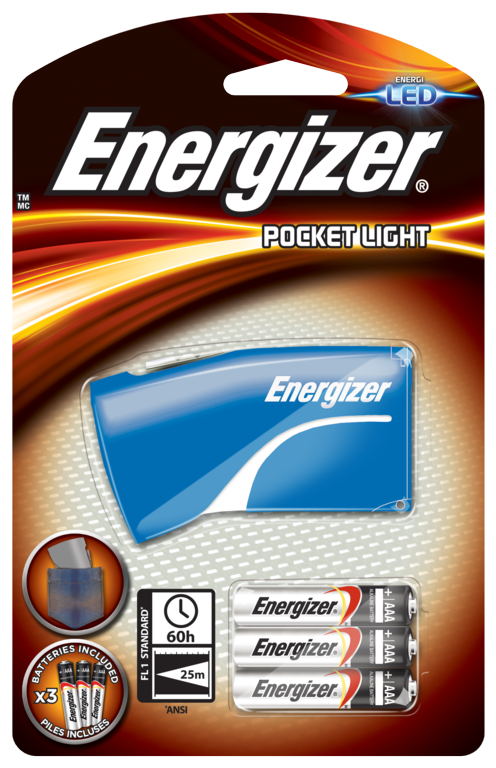 Energizer Pocket Flashlight With Battery