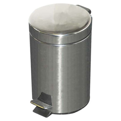 Kingfisher Pedal Bin Stainless Steel 3L