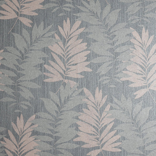 Arthouse Stardust Palm Pink & Grey Wallpaper