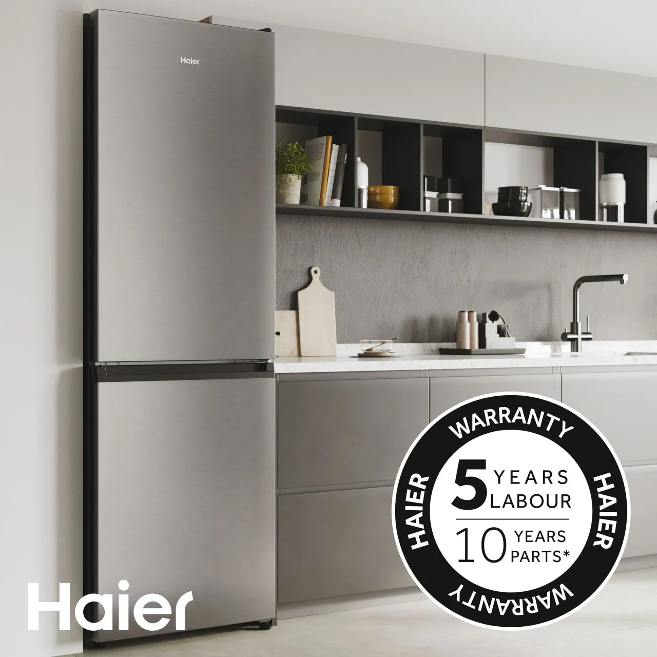 Haier 50/50 No Frost Fridge Freezer