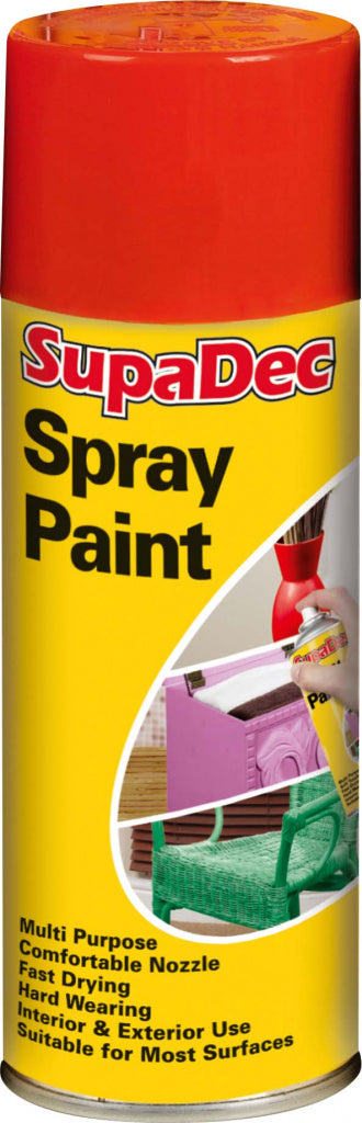 Pintura en Spray SupaDec 400ml Rojo Brillante