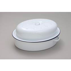 Falcon Falcon Oval Roaster - Traditional White