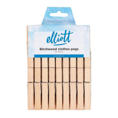 Pinzas para ropa Elliott Birchwood