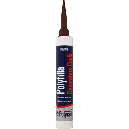Polycell Polyfilla Decorators Caulk - Brown