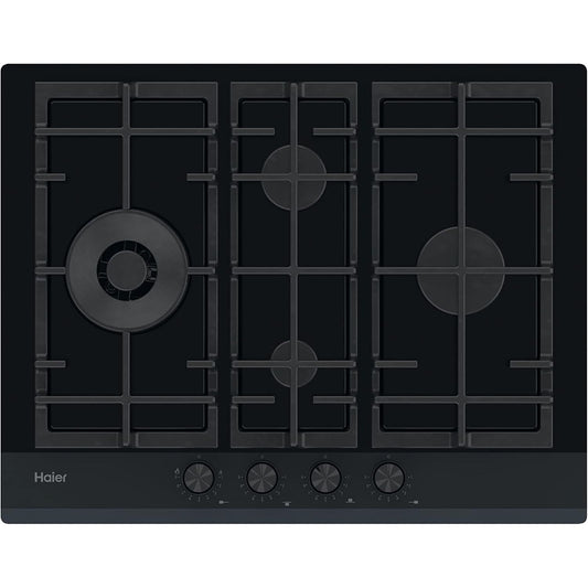 Haier 60cm 4 Burner Gas on Glass Hob