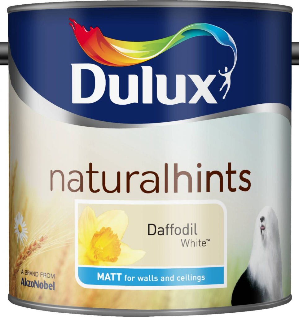 Dulux Natural Hints Mat 2,5 L Blanc Jonquille