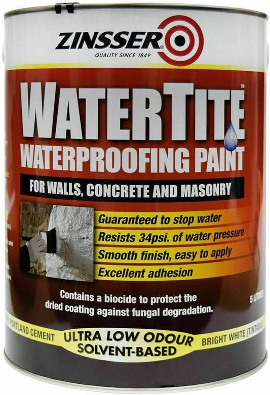 Zinsser Watertite Waterproofing Paint 5ltr