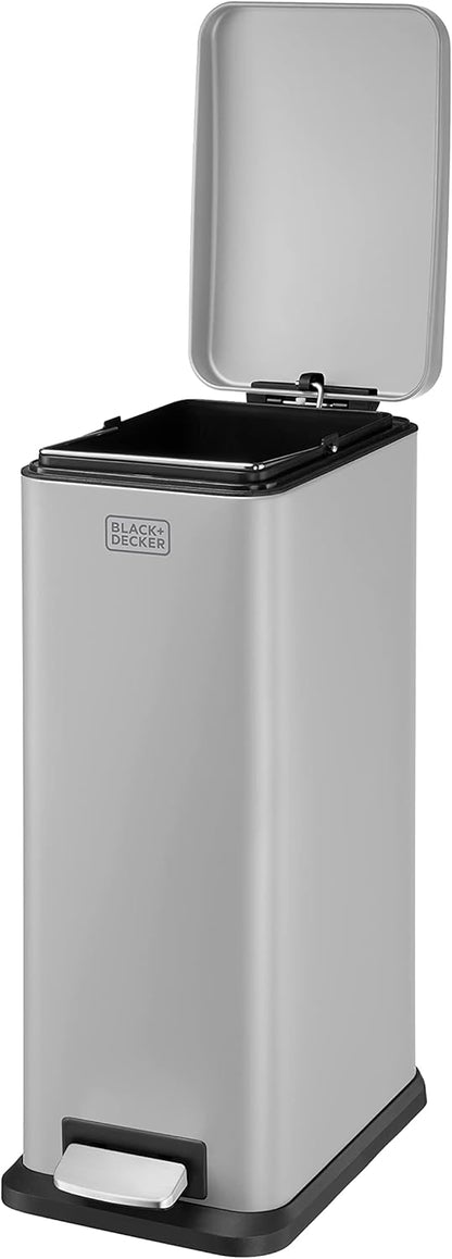 Black  Decker Slimline Soft Close Pedal Bin