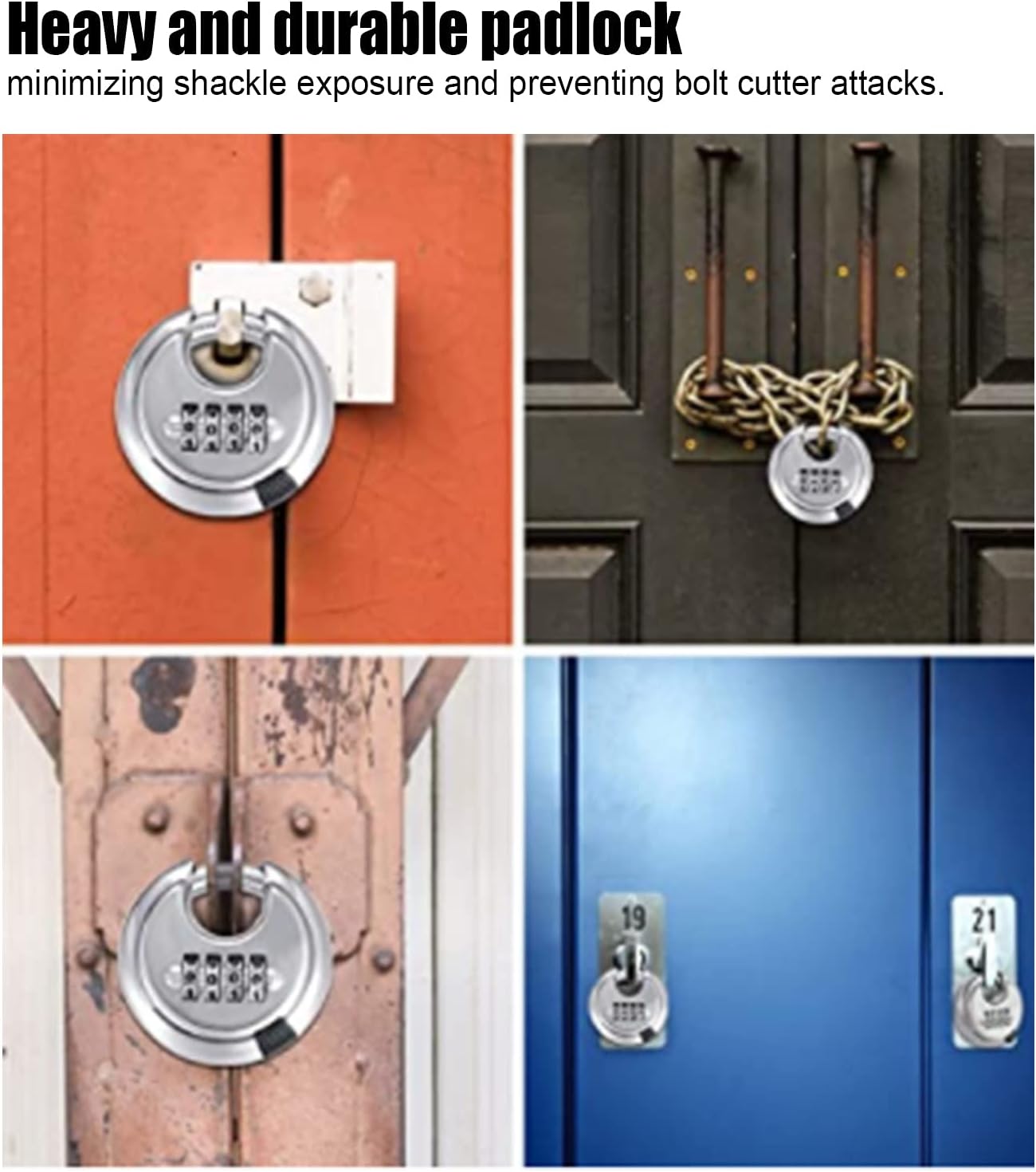 Defender Combi Recordable Disc Padlock