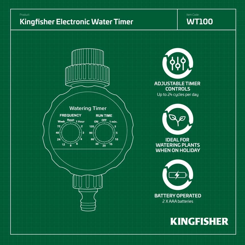 Kingfisher Electronic Water Timer