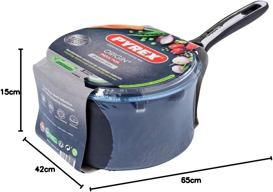 Pyrex Saucepan & Lid