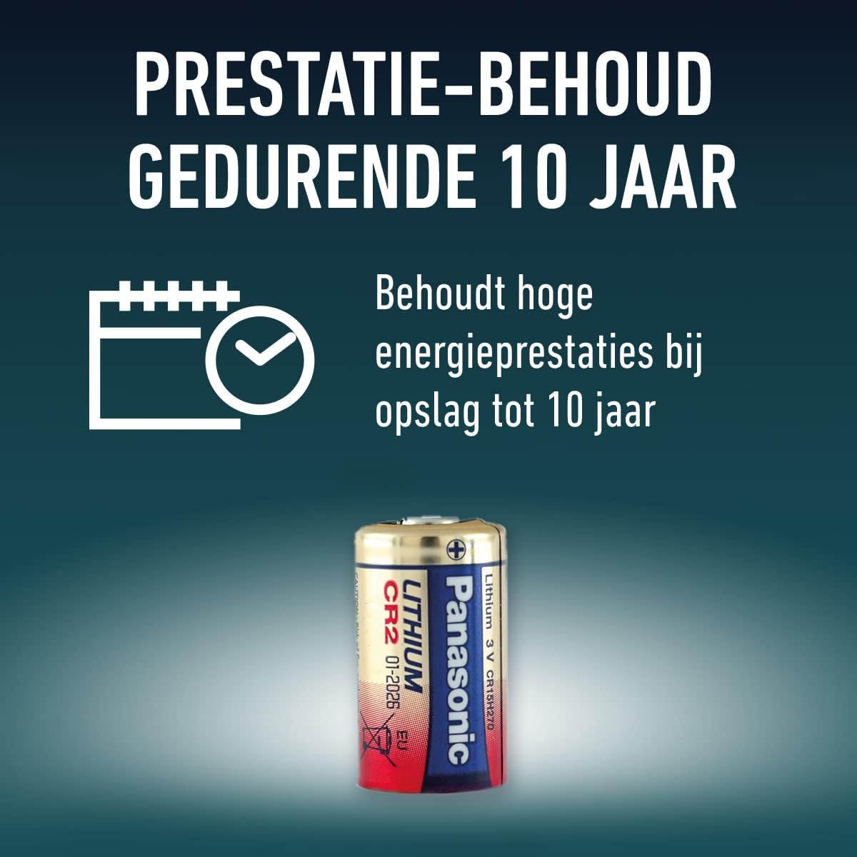 Panasonic CR2 Lithium Camera Battery Pack of 1