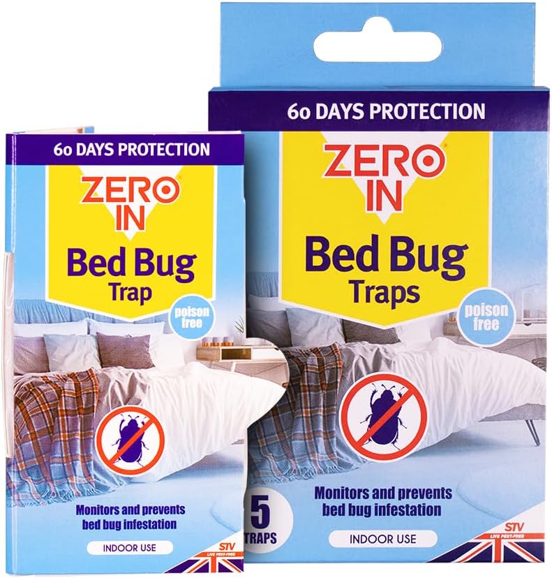 Zero In Bed Bug Interceptor Traps Pack 4