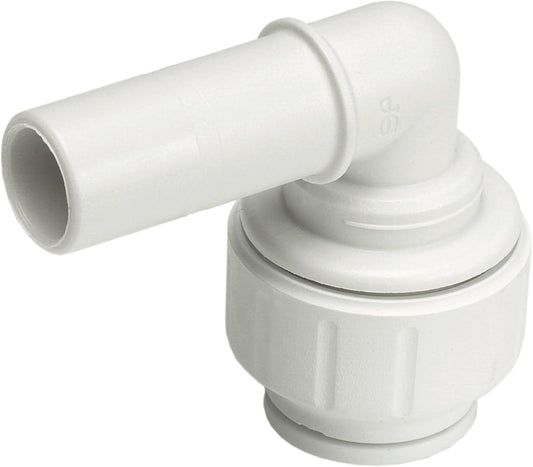 JG Speedfit Stem Elbow - White 15mm x 15mm 10 Pack