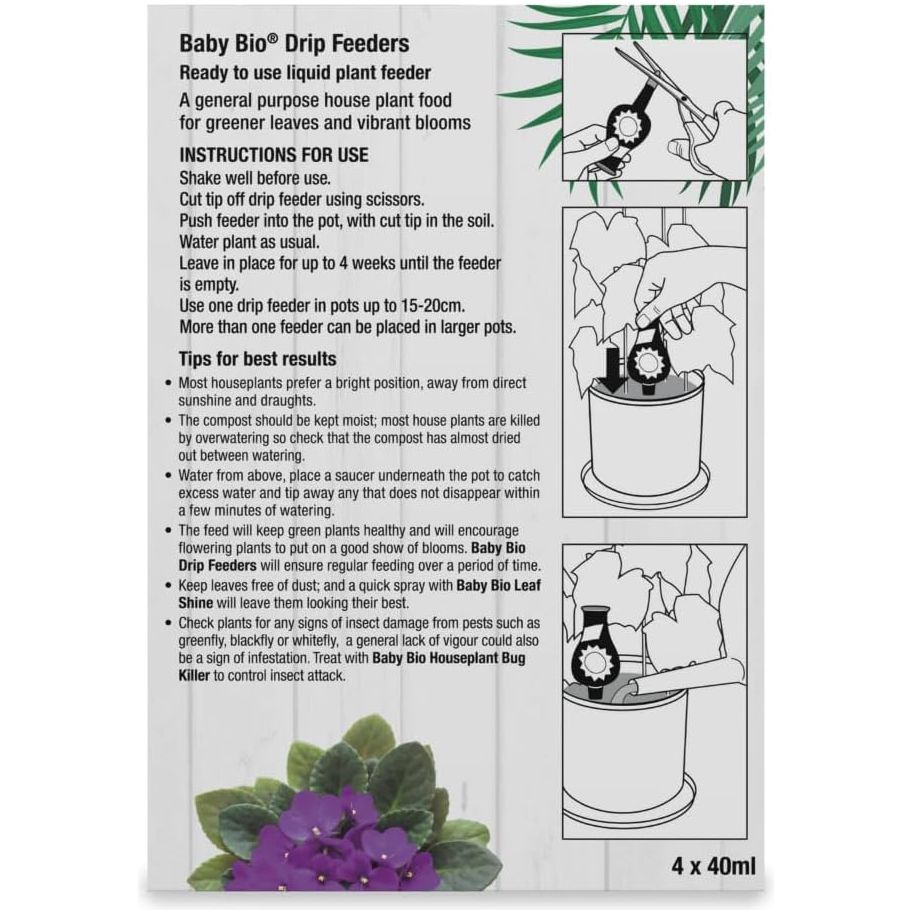 Baby Bio Drip Feeders 40ml