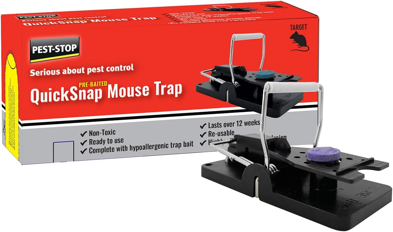 Pest-Stop Pre Bait Quick Snap Mouse Trap